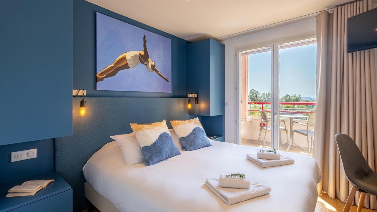 Kaliope Hotel & Residence By Oustal Del Mar Le Lavandou Bagian luar foto
